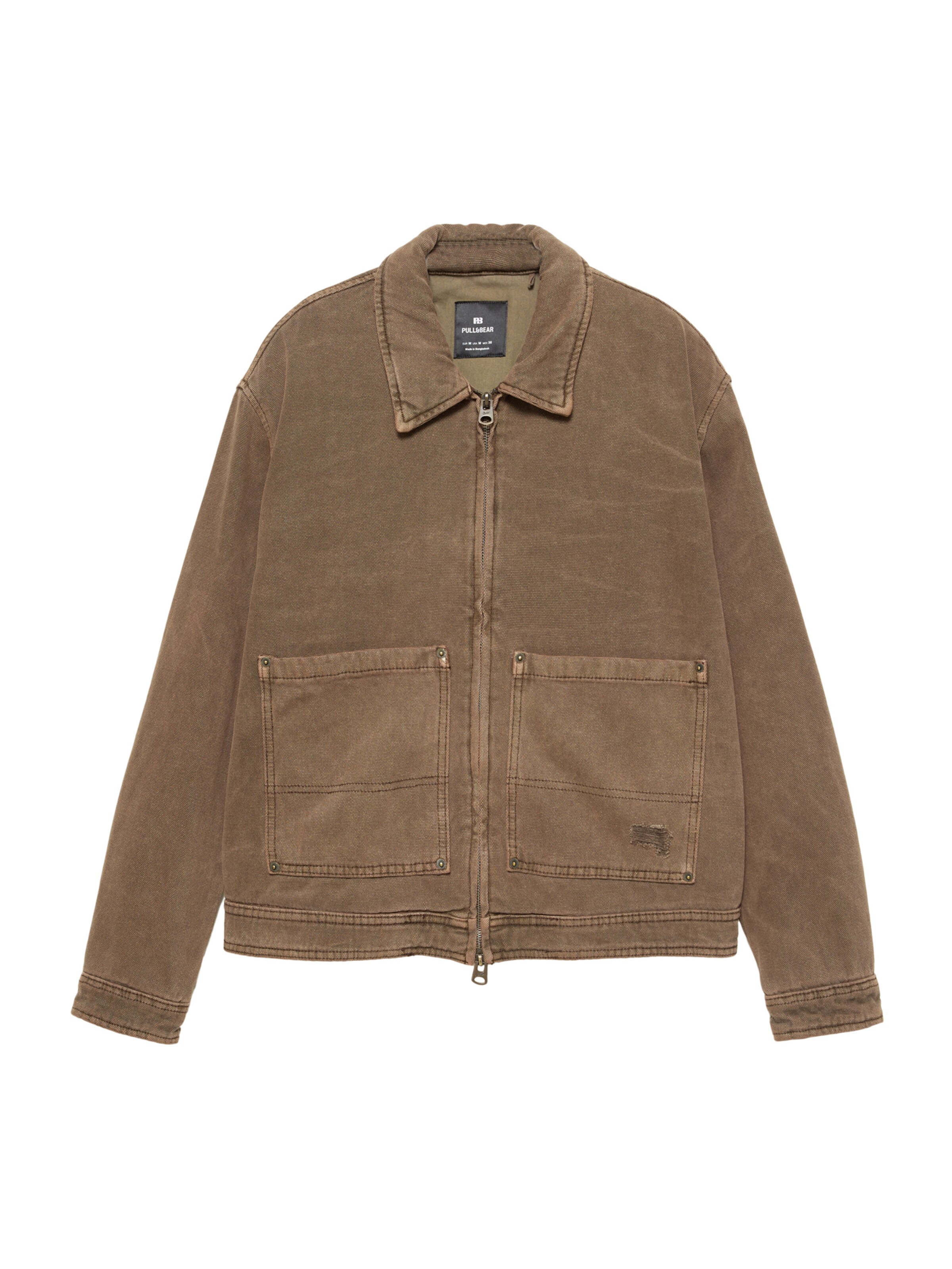 Pull&Bear Övergångsjacka i brun: framsida
