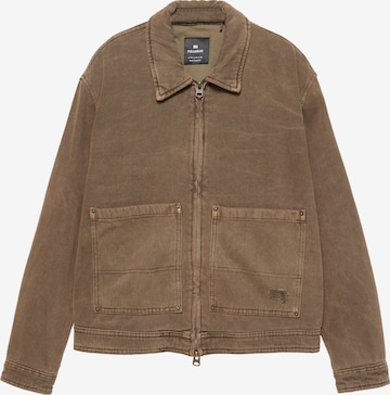 Pull&Bear Välikausitakki värissä ruskea: etupuoli