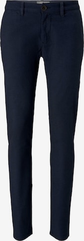 Coupe slim Pantalon chino 'Travis' TOM TAILOR en bleu : devant