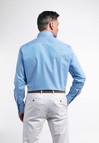 ETERNA Comfort fit Button Up Shirt in Blue