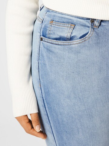 Urban Classics Flared Jeans in Blue