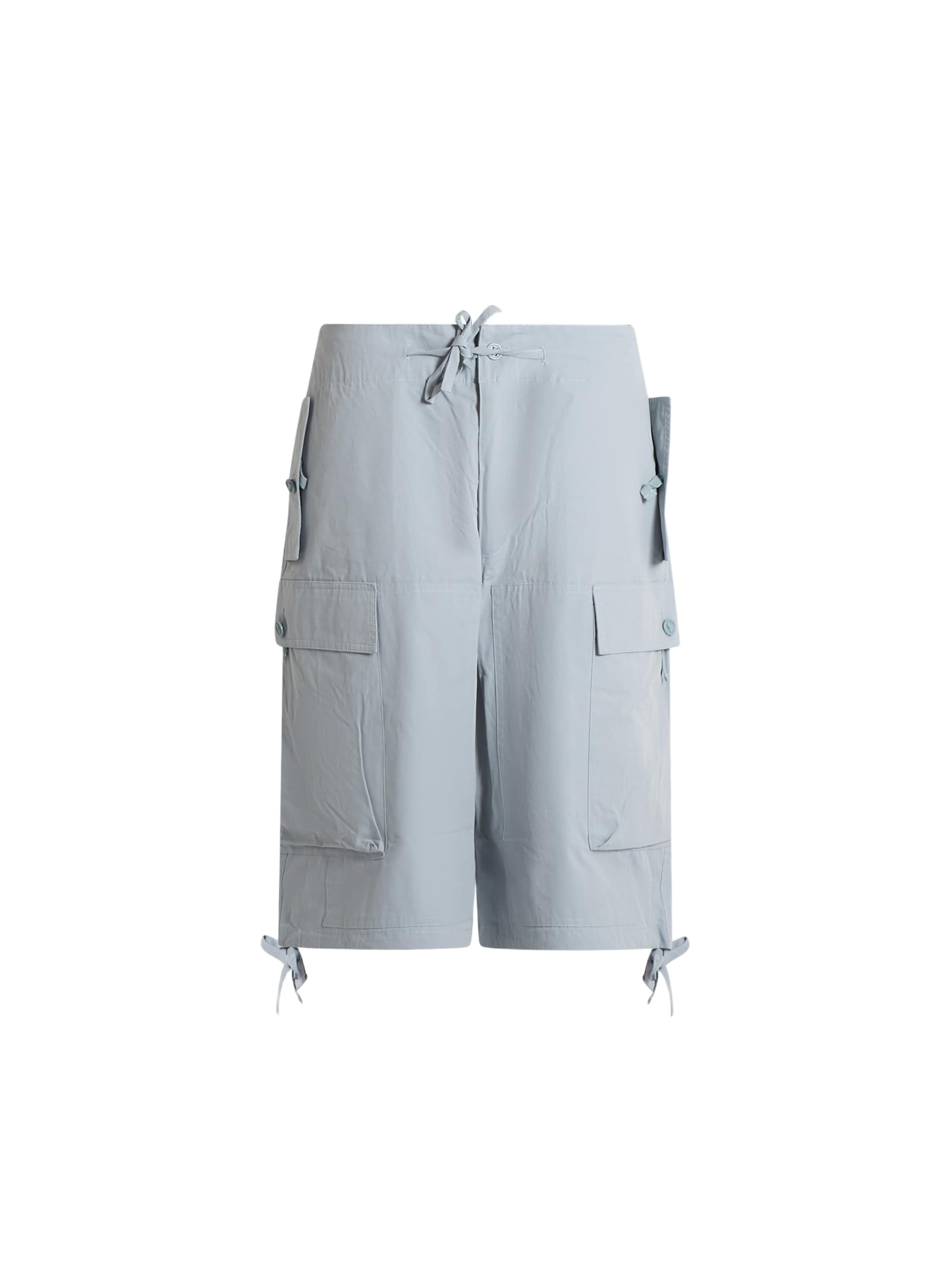OAMC PEACEMAKER Loose fit Cargo Pants in Blue: front