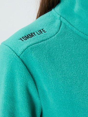 Tommy Life Fleecová mikina – zelená