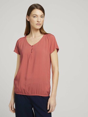 TOM TAILOR Bluse in Rot: predná strana