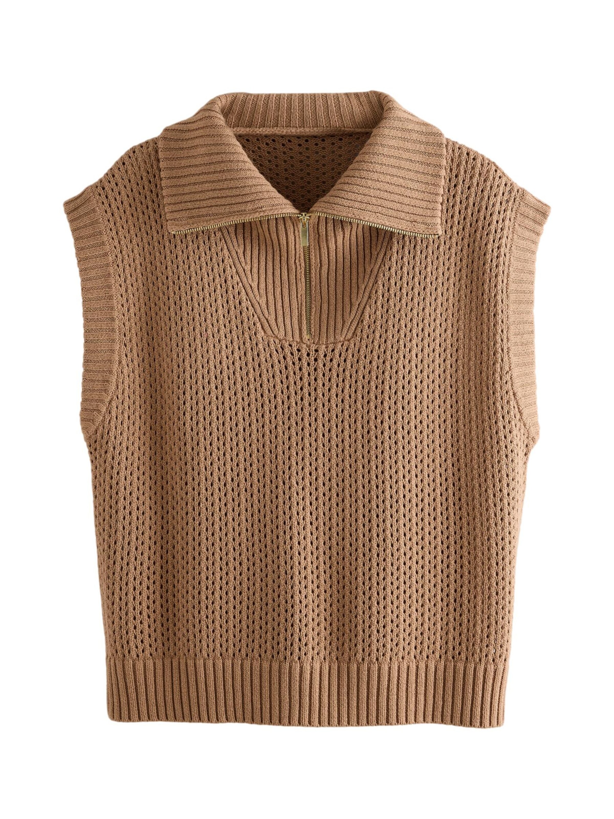 Next Pulover | bež barva: sprednja stran