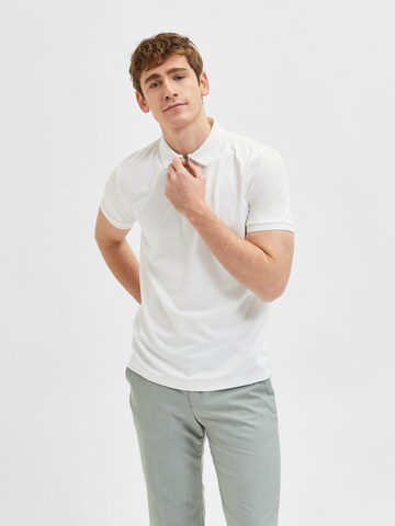 SELECTED HOMME Bluser & t-shirts 'Fave' i hvid: forside