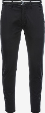 Regular Pantalon chino 'P156' Ombre en noir : devant