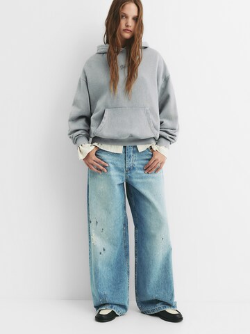 Pull&Bear Collegepaita 'STWD' värissä harmaa