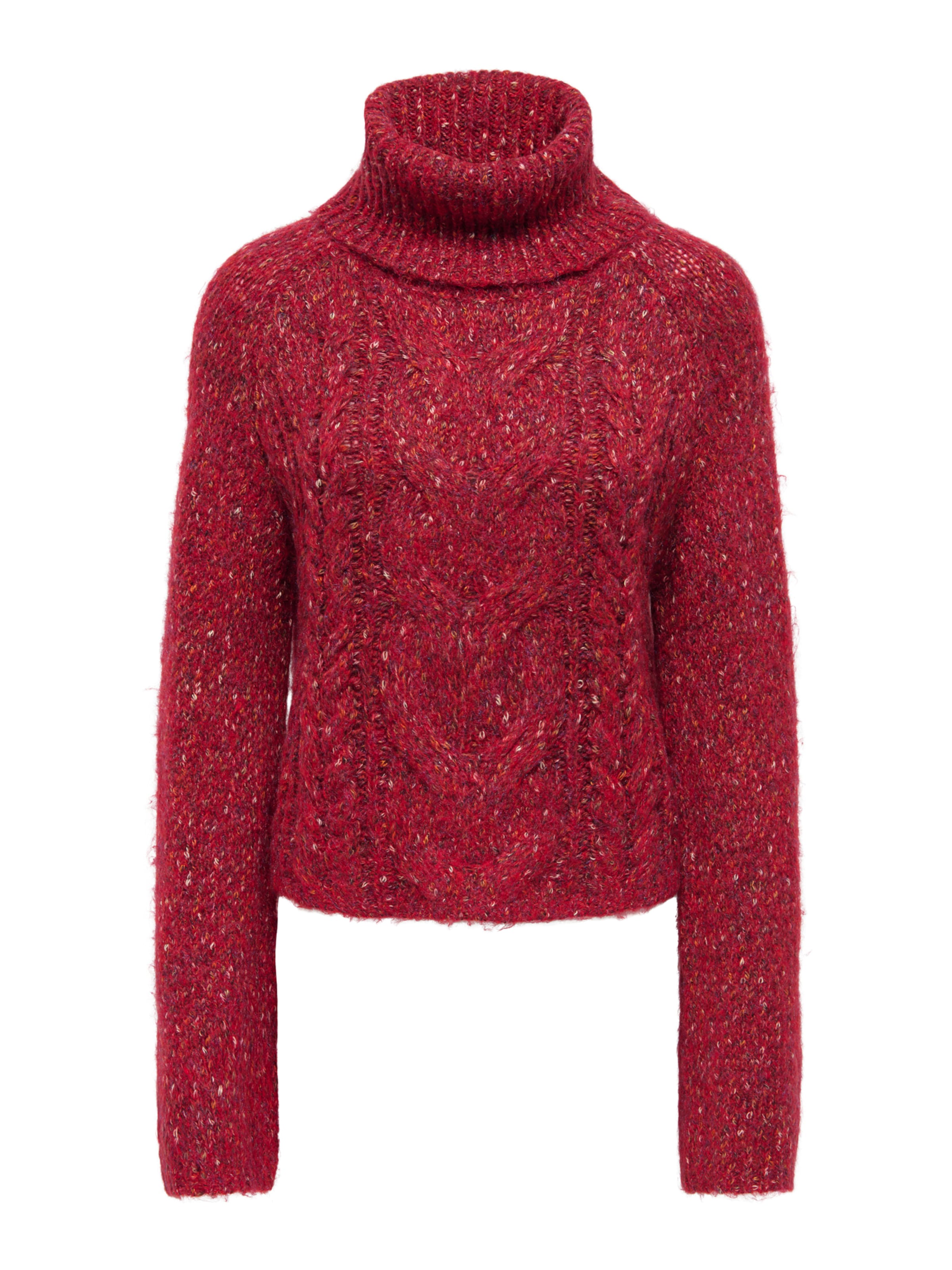 ONLY Pull-over 'ONLZILLE' en XS en rouge chiné, Vue avec produit