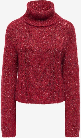 Pull-over 'ONLZILLE' ONLY en rouge : devant
