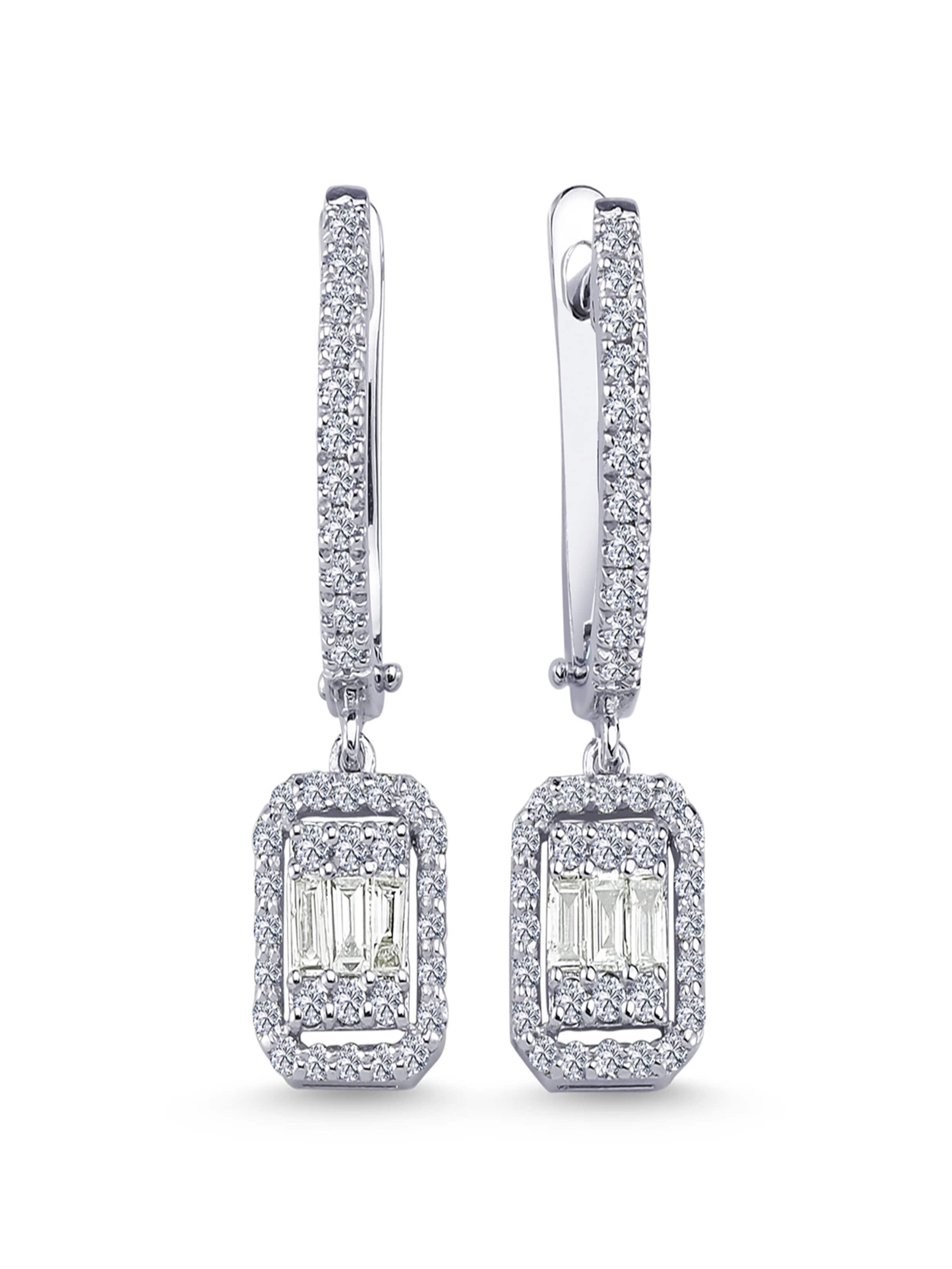 EinStein Diamant Earrings in Gold: front