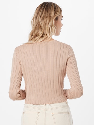 Cardigan Missguided en beige