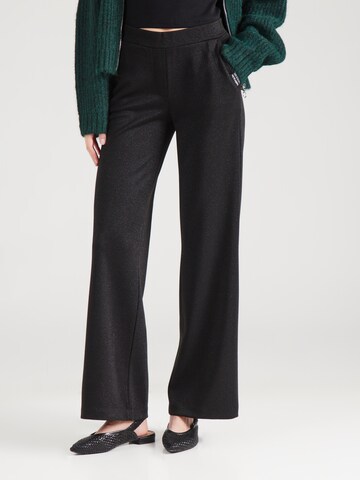 Wide Leg Pantalon Smith&Soul en noir : devant