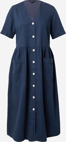 Robe-chemise Monki en bleu : devant