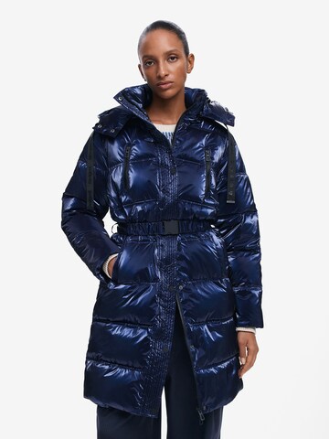 Desigual Зимняя куртка в Синий: спереди