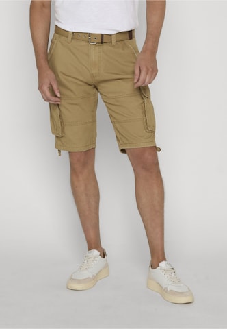 INDICODE JEANS - regular Pantalón cargo 'INMonsun' en beige: frente