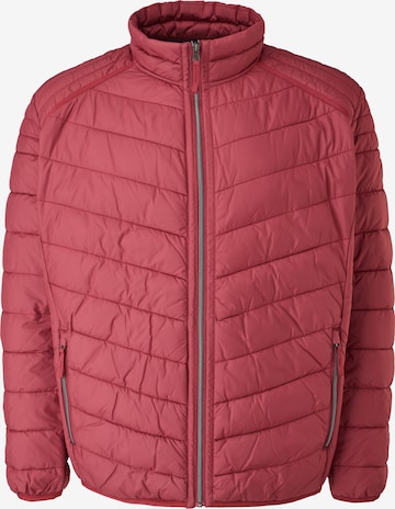 s.Oliver Men Big Sizes Between-Season Jacket in Red: front