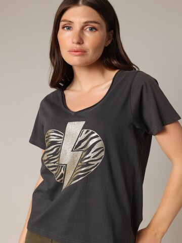 T-shirt 'Lovers' Deeluxe en gris