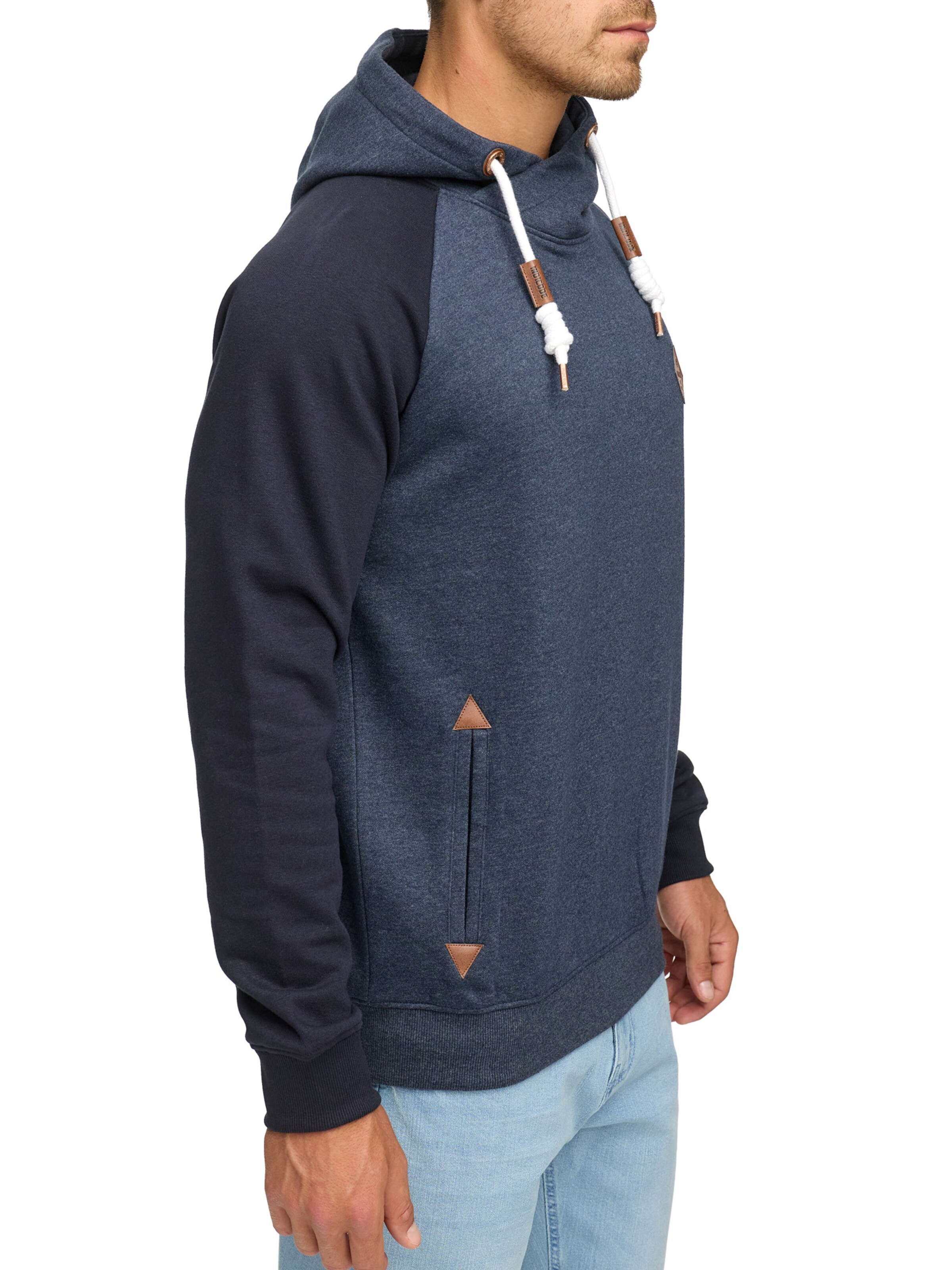 INDICODE JEANS Sweatshirt in Blue