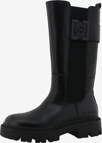 TOM TAILOR Stiefel in Schwarz: Vorderseite