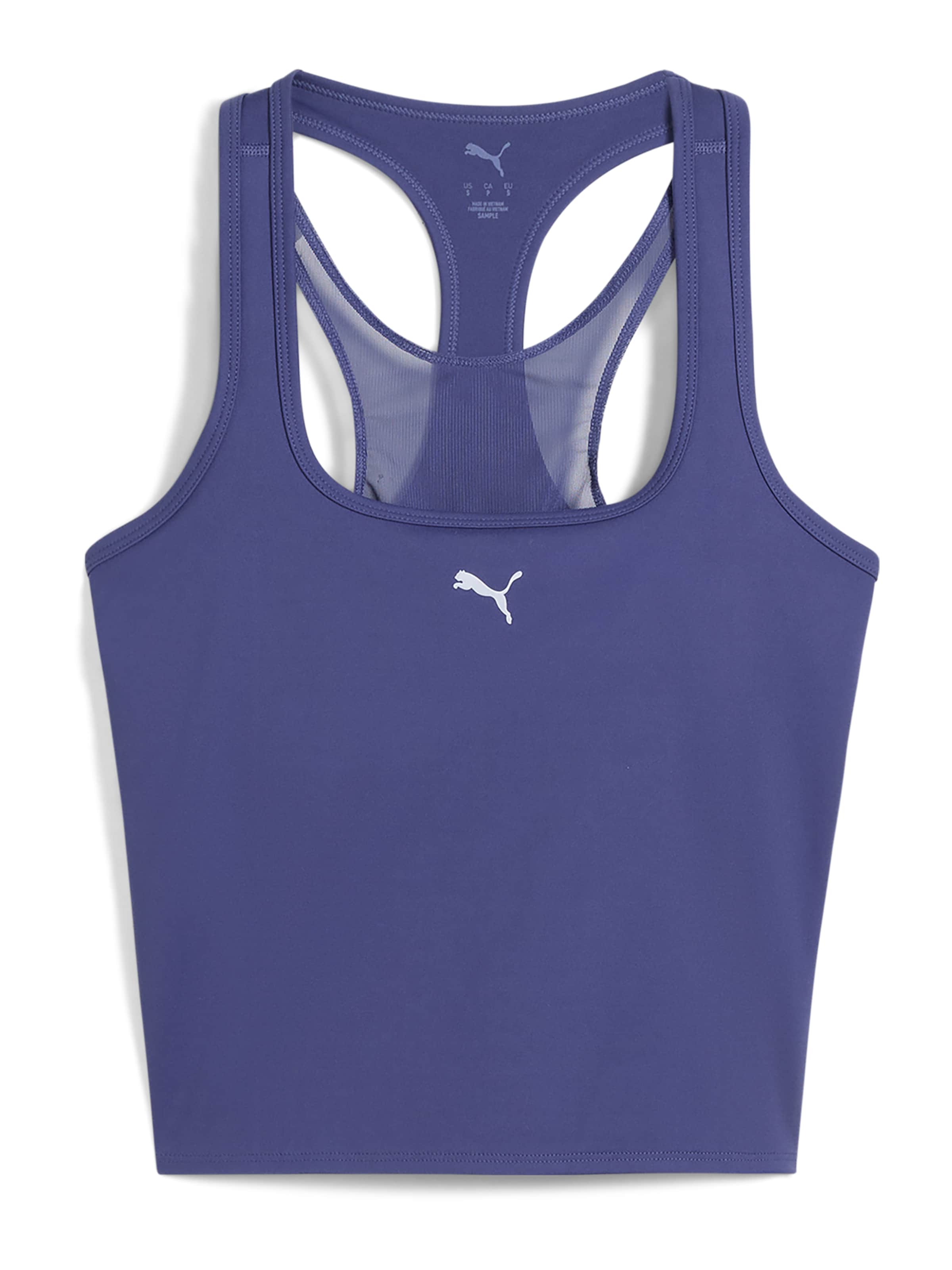 PUMA - Top deportivo 'Cloudspun' en azul: frente