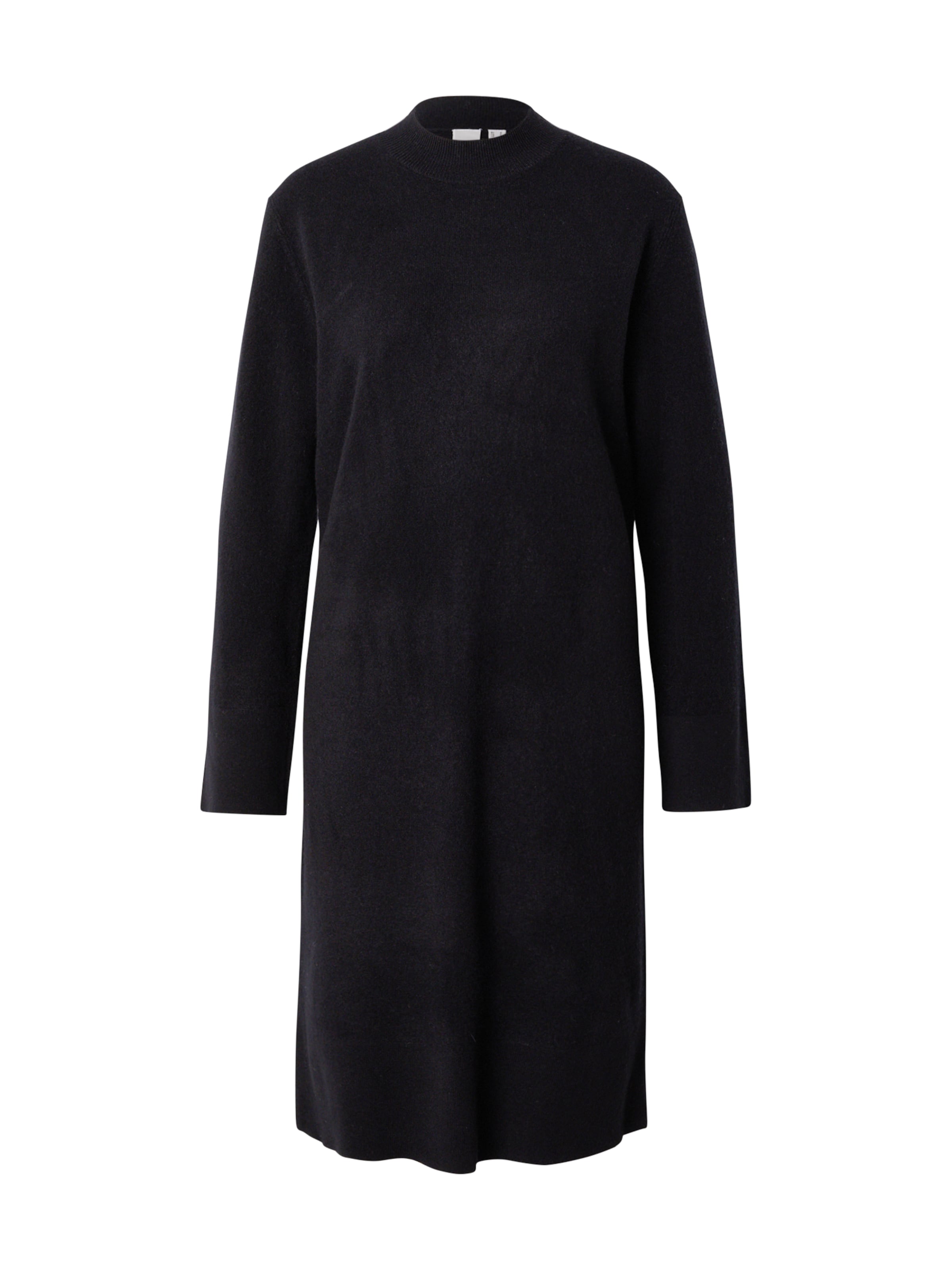 YAS Трикотажное платье 'YASEMILIE' в Черный: спереди