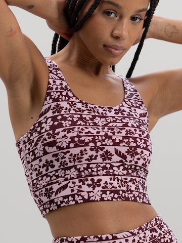 Bustier Soutien-gorge de sport 'Bustier' Hey Honey en rose : devant