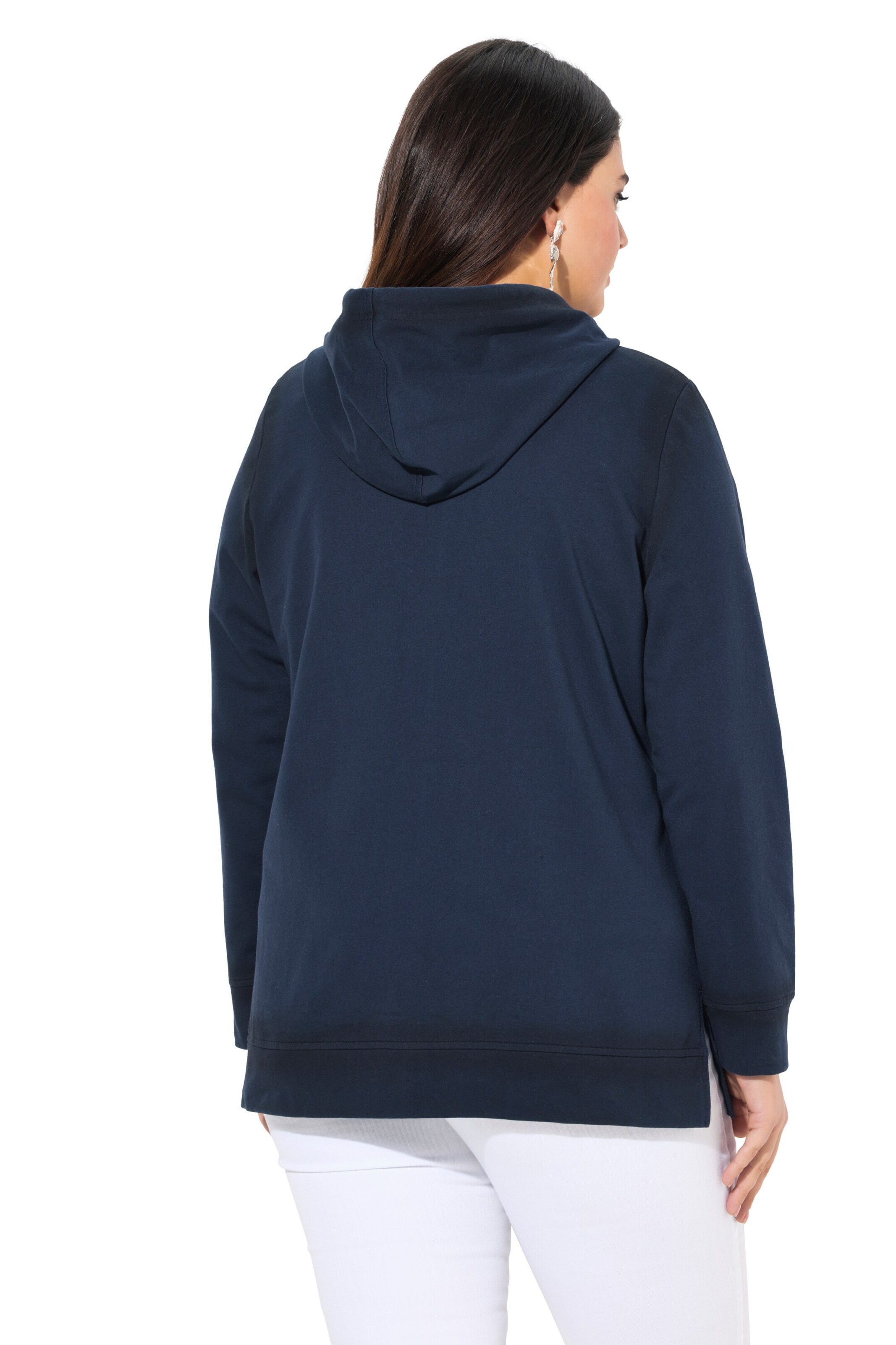 Ulla Popken Sweat jacket in Blue