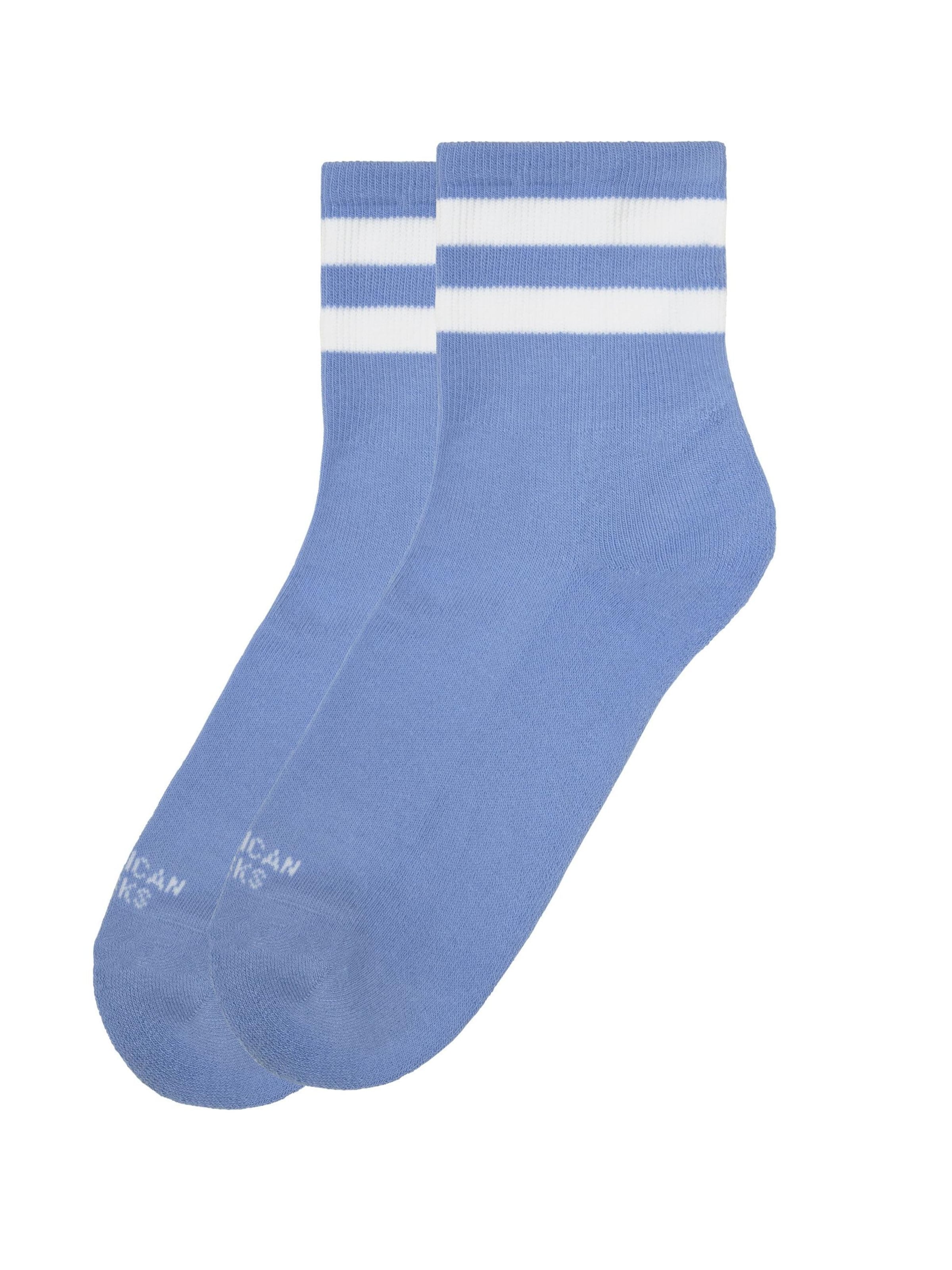 American Socks Ankle Socks 'Reef' in Blue: front