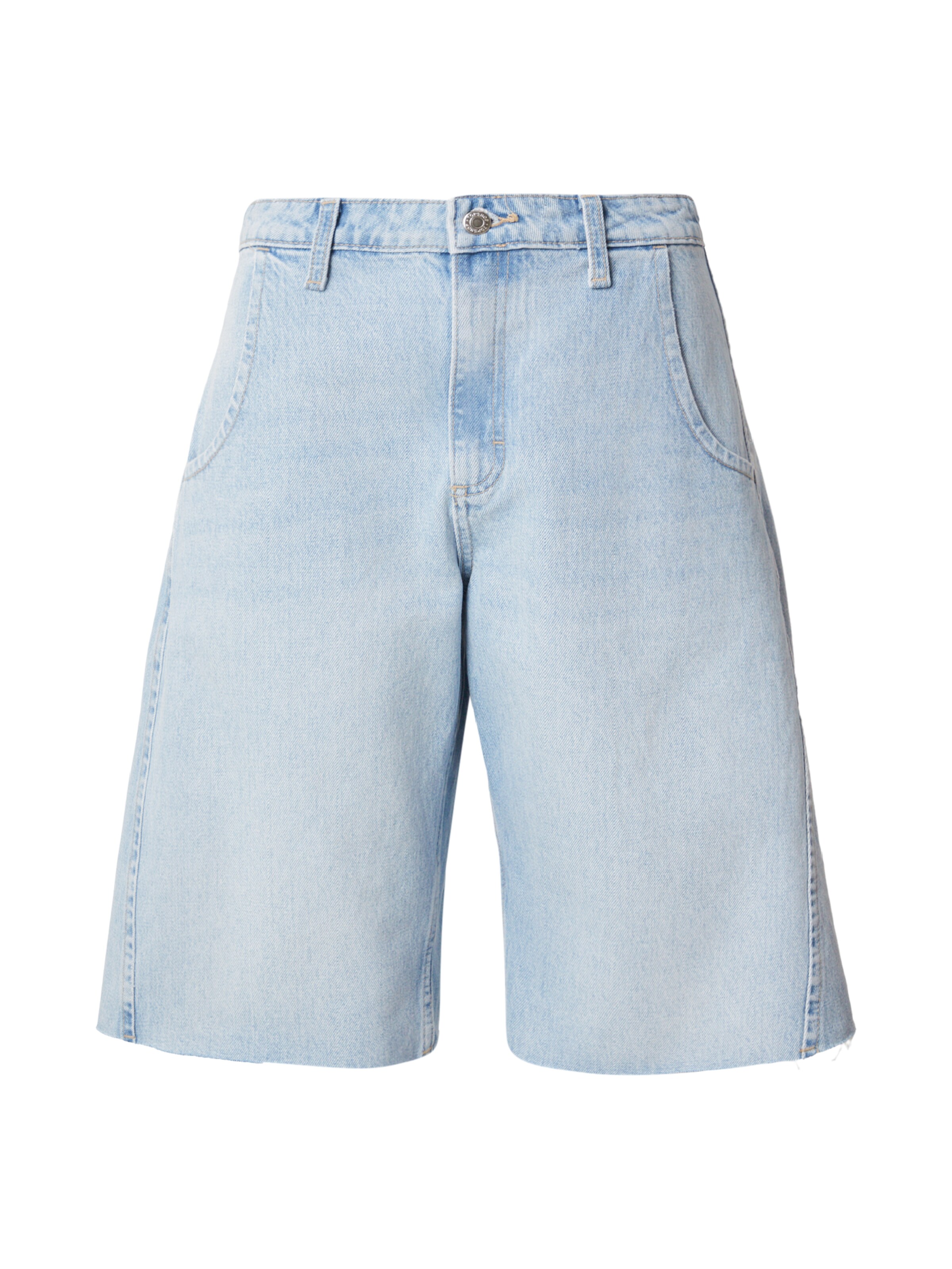 TOPSHOP Barrel Джинсы 'JOA' в Синий: спереди