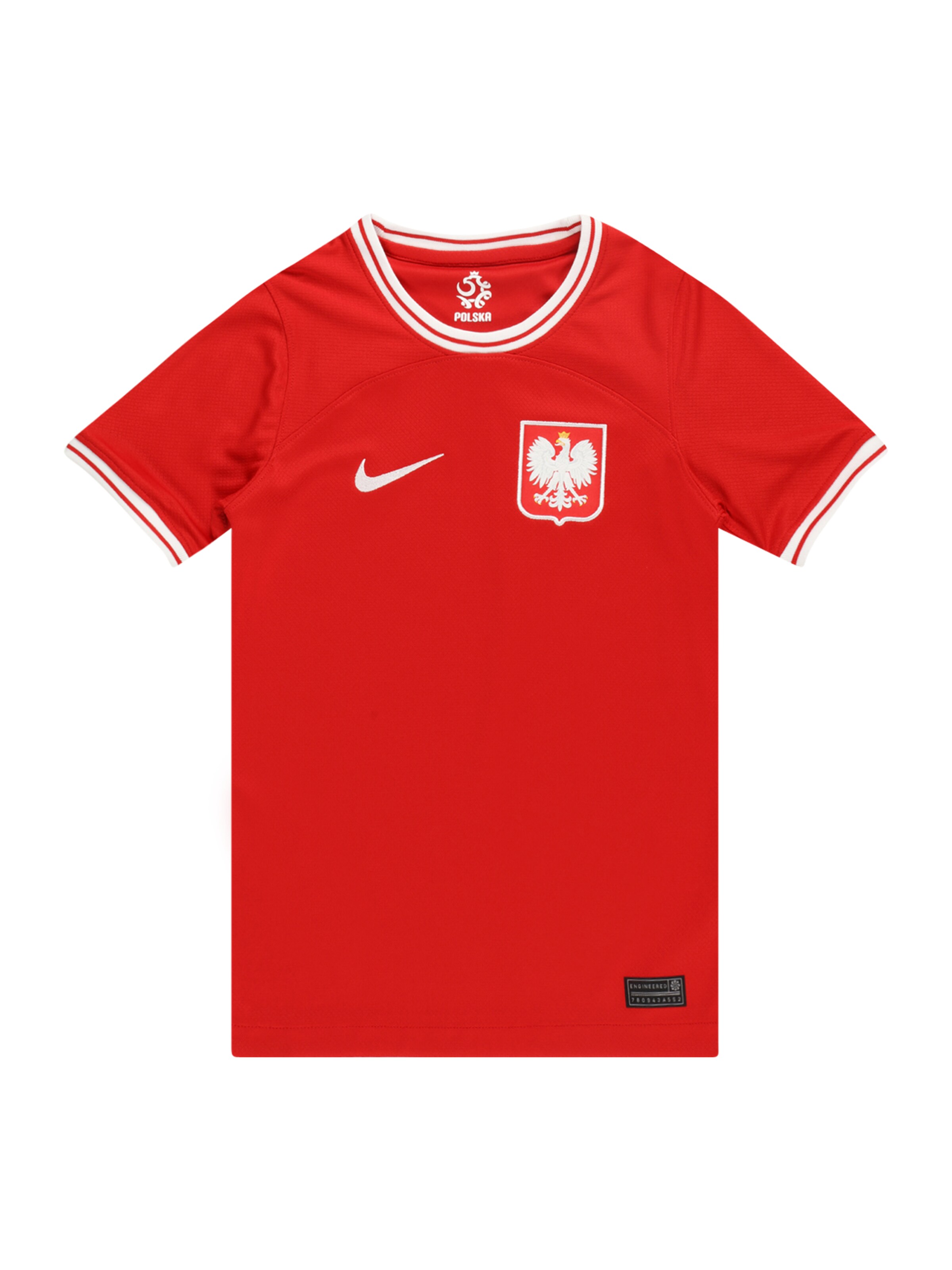 NIKE Функционална тениска в червено: отпред