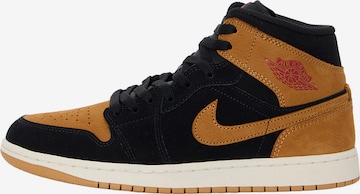 Jordan Korkeavartiset tennarit 'AIR JORDAN 1' värissä musta: etupuoli