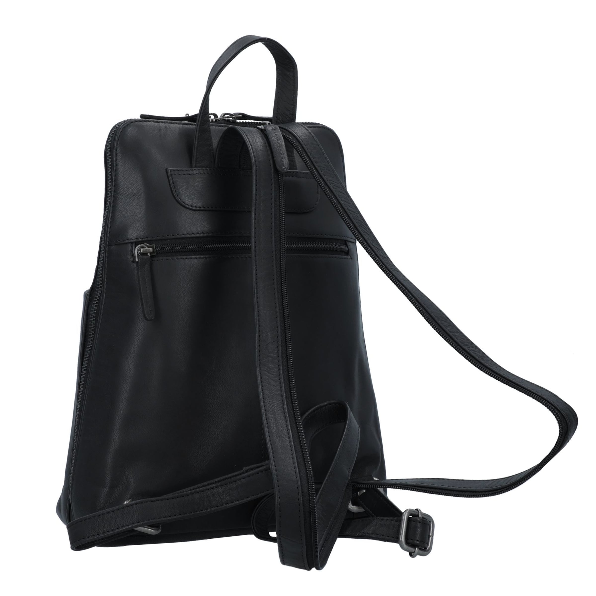 GREENBURRY Rucksack 'Fiorentina City' in Schwarz