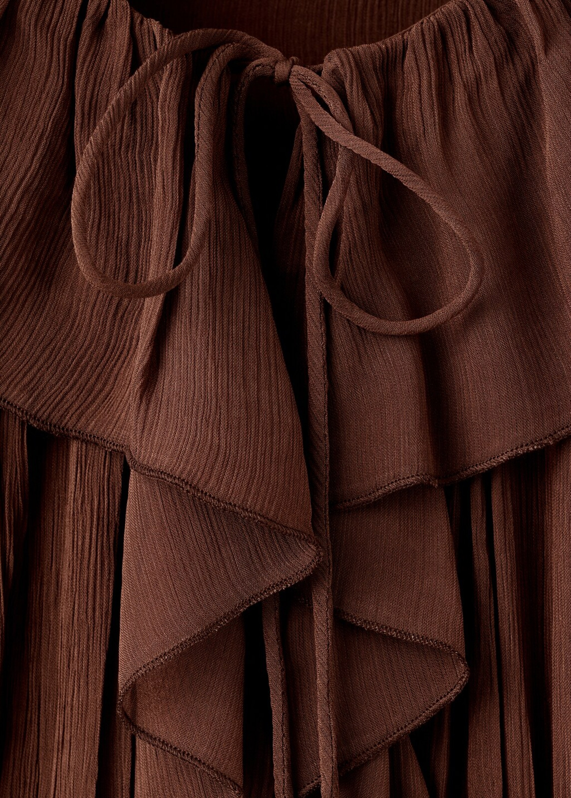 MANGO Bluse ceci in Braun