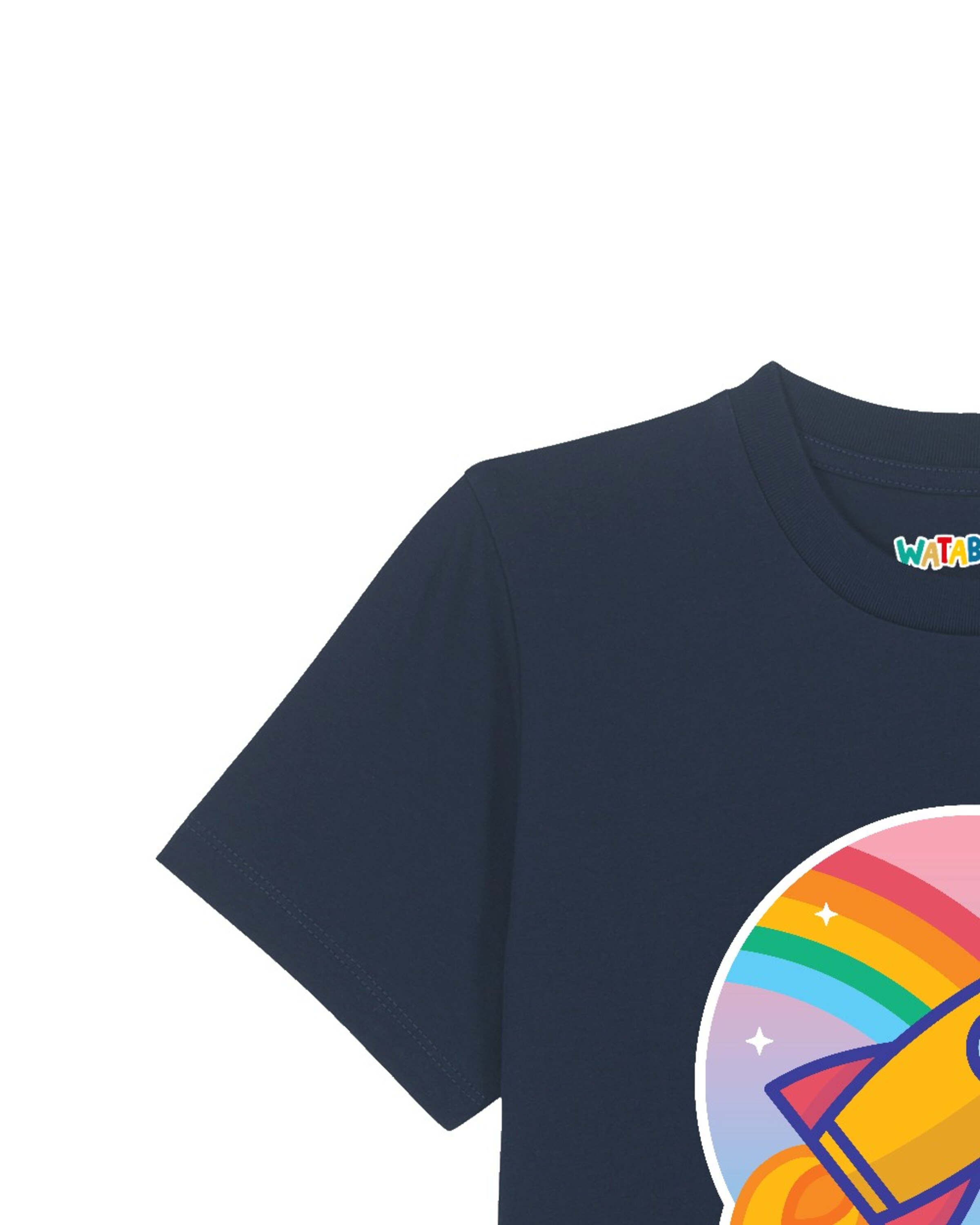 Maglietta 'Cartoon Rakete' di watabout.kids in blu
