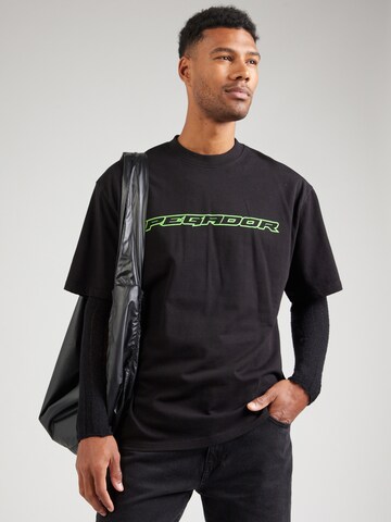 Pegador Shirt 'ALDEN' in Zwart: voorkant