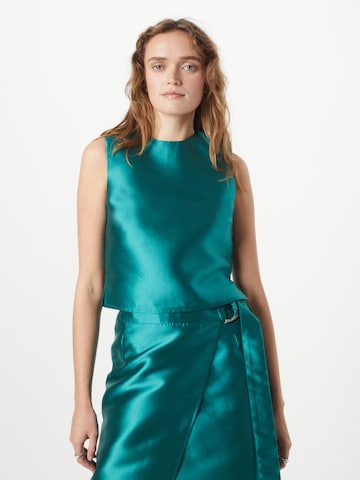 Warehouse Blouse in Groen: voorkant