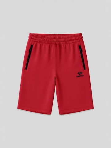 Tommy Life Pants in Red: front