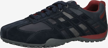 GEOX Platform trainers in Blue: front