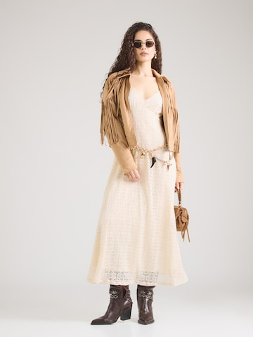 ABOUT YOU Лятна рокля 'Flores' в бяло