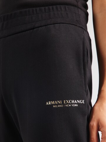 ARMANI EXCHANGE Normalny krój Spodnie w kolorze czarny