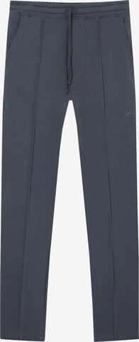 Loosefit Pantalon Pull&Bear en gris : devant