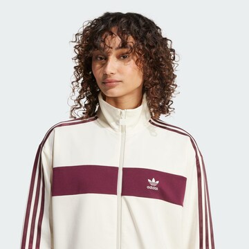 Veste de survêtement ADIDAS ORIGINALS en blanc