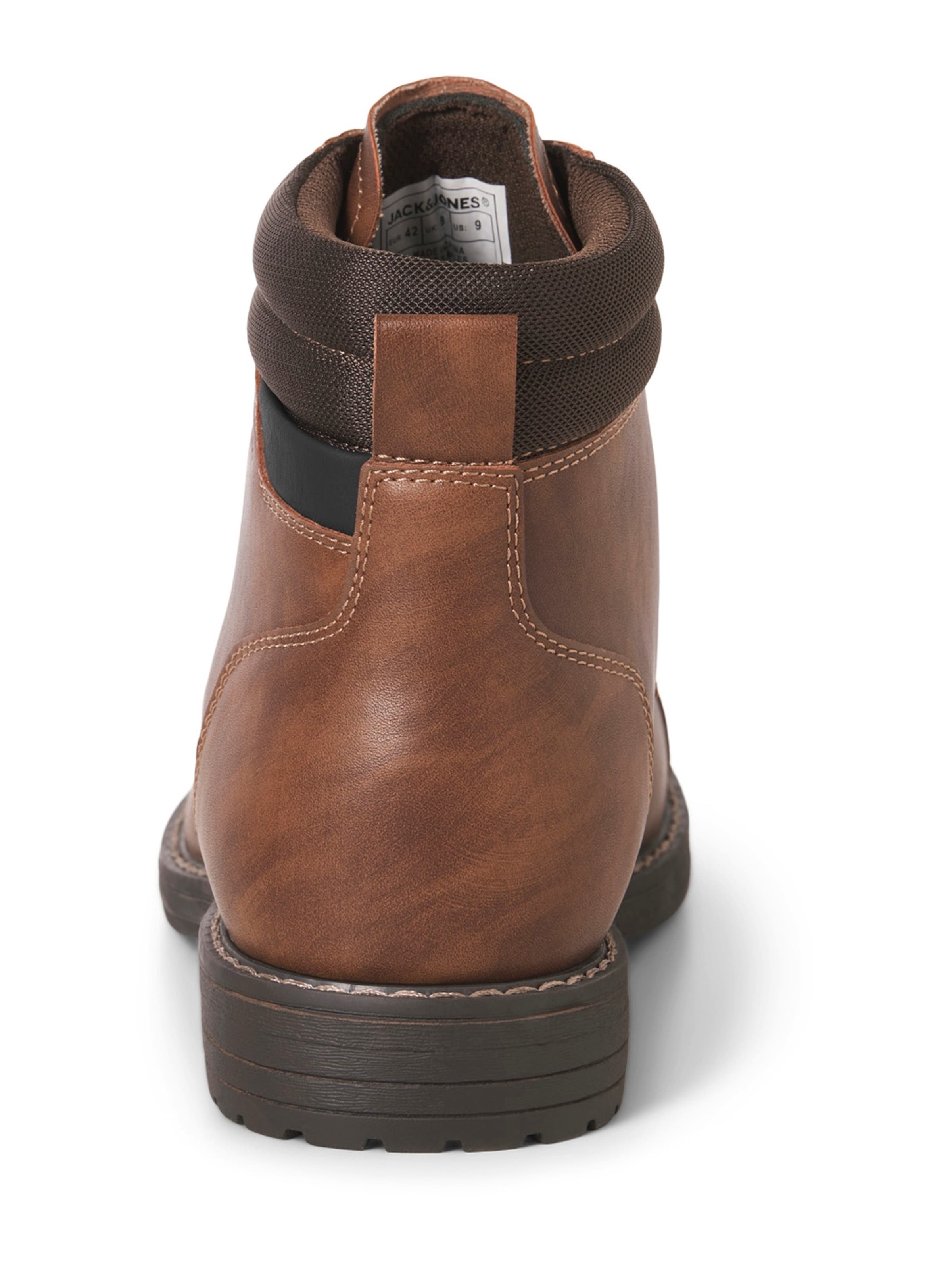 JACK & JONES - Botas con cordones 'JFWDINNINGTON' en marrón