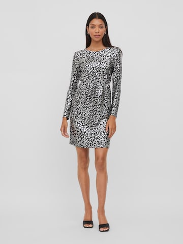 VILA Dress 'JINNA' in Silver