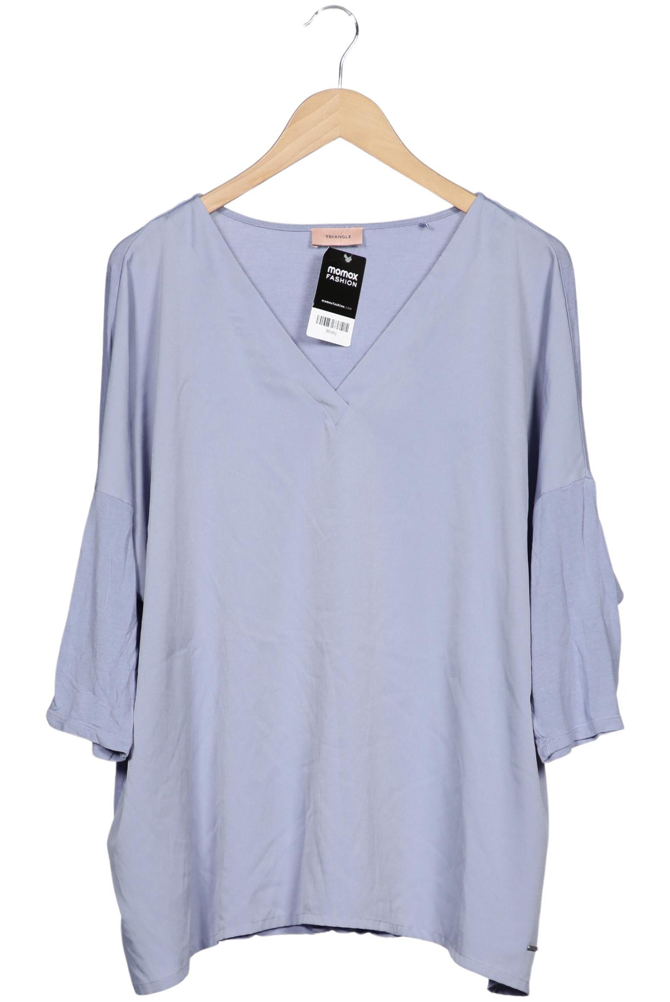 TRIANGLE Top & Shirt in 5XL in Blue: front