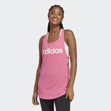 ADIDAS SPORTSWEAR Sports top 'Essentials' in Pink: front