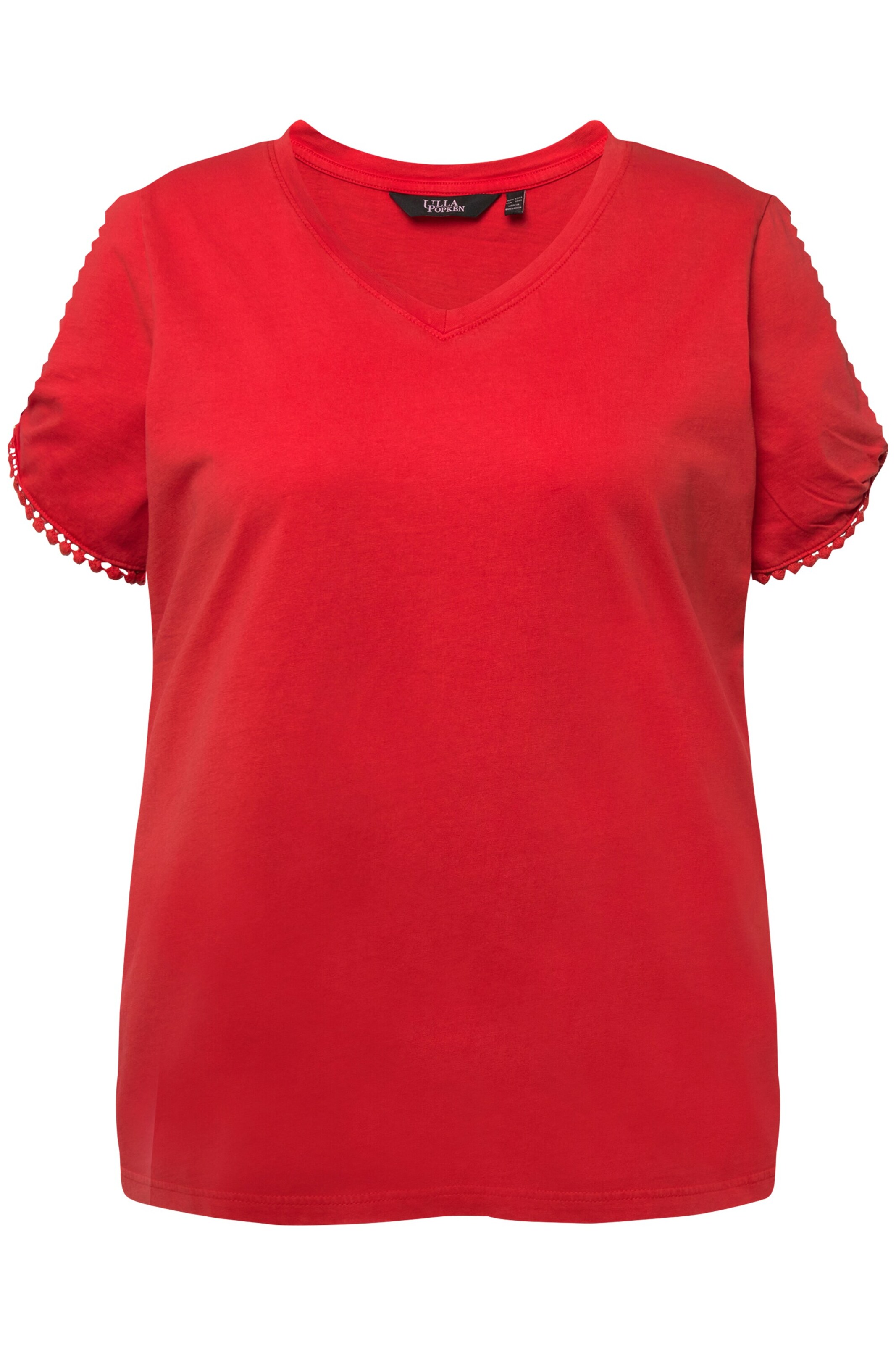 Ulla Popken Shirt in Rot: Vorderseite
