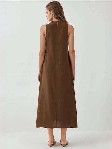 Abito 'Linen Feel' di Hiccup in marrone