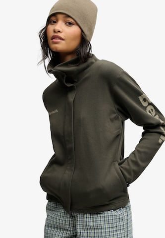 Veste de survêtement 'Bench x Superdry & Co' BENCH en vert : devant